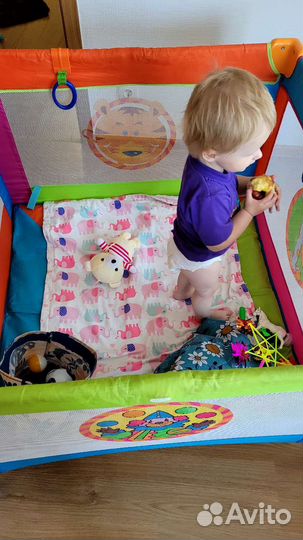 Большой детский манеж бу