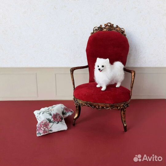 Миниатюрная собака игрушечный Померанский шпиц