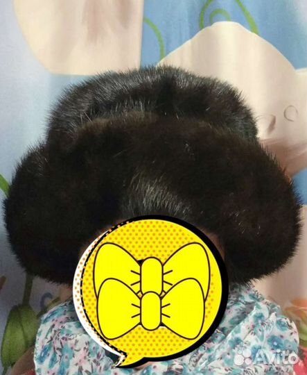 Шляпа женская норковая р.56-58