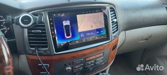 Магнитола Toyota land cruiser 100