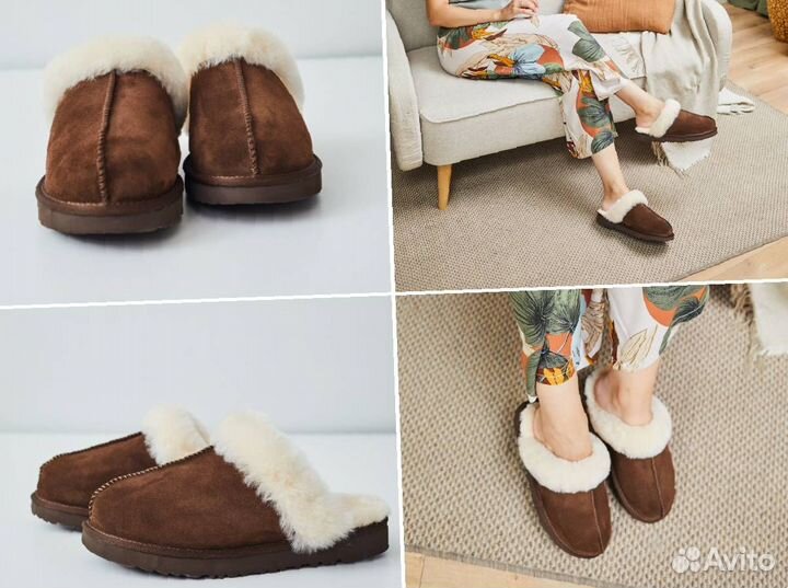 Тапочки UGG из овчины премиум