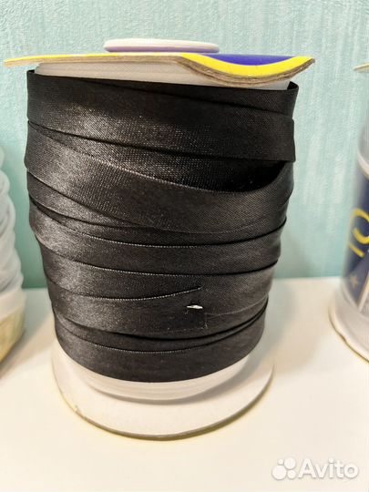 Косая бейка атласная