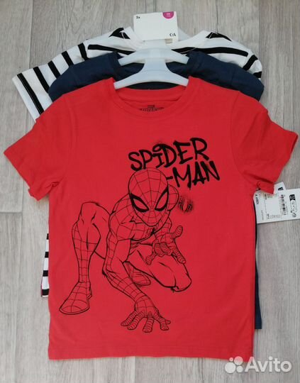 Футболка c&a H&M человек паук spider man marvel