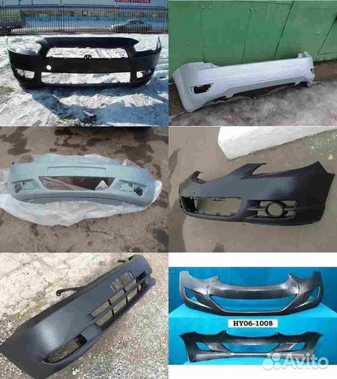 Бампер задний hyundai accent/solaris 17