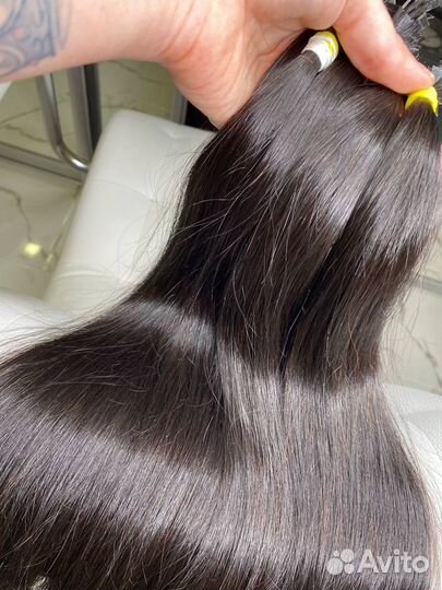 Волосы для наращивания черные