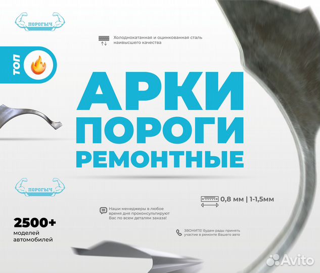 Щекино Реugеot пороги и арки