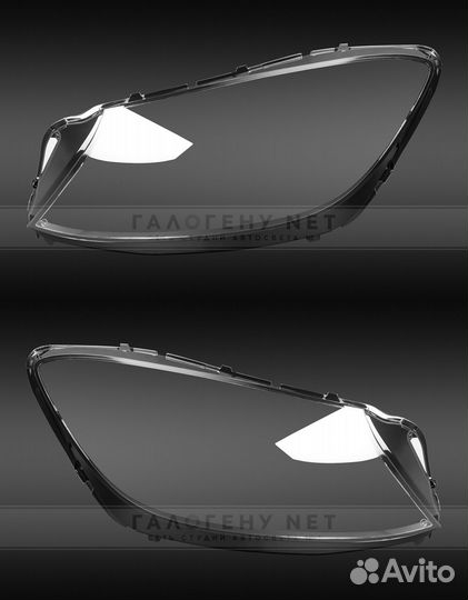 Стекла фар Mercedes W222 2017-2020 левое правое