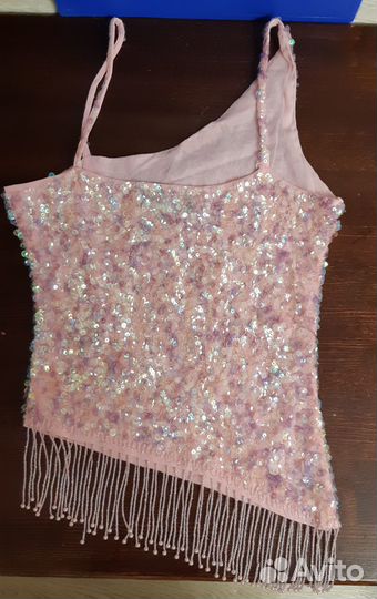 Вечерний топ 40-42 размер