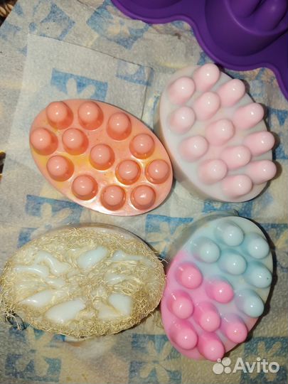 Массажное мыло с люфой