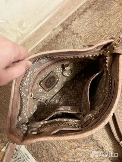 Сумка натуральная кожа Art vintage