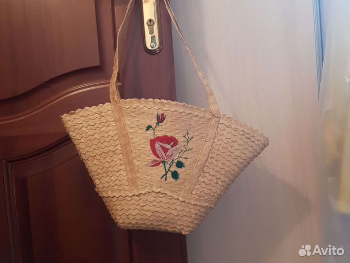 Cумка плетёная корзиночка