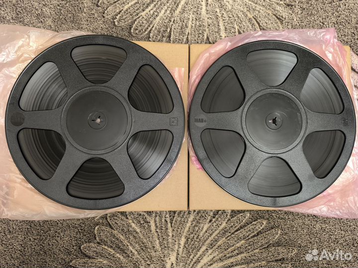 Бобины 27см Виктор Цой Кино магнитная лента катушк