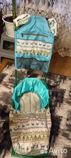 Детские санки коляска ника