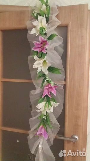 Свадебные украшения на машину