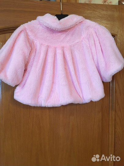 Меховые накидки для маленьких девочек