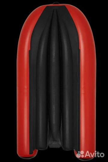 Лодка пвх Фрегат 390 FM Light Jet/L/S Красный