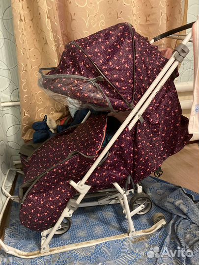 Коляска санки