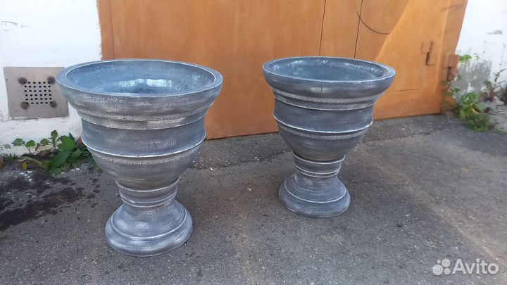 Вазоны для цветов из арт бетона
