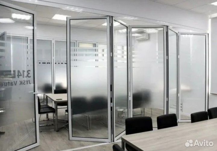 Раздвижные перегородки пвх