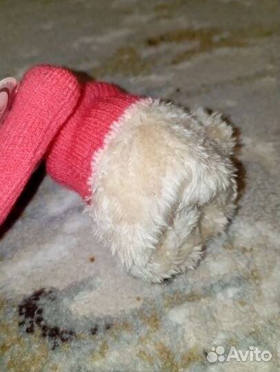 Варежки зимние детские 2 года