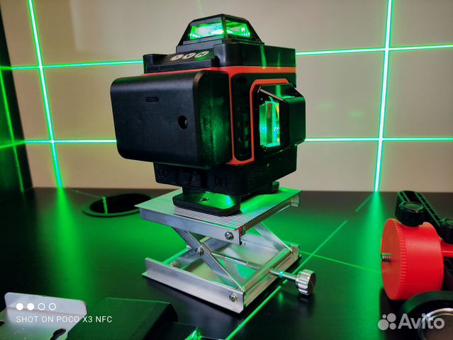 Лазерный уровень нивелир 4D