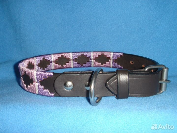Ошейник для собаки кожанный ручной работы