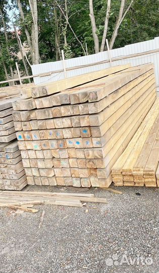 Доска обрезная 40х100х6000мм с доставкой