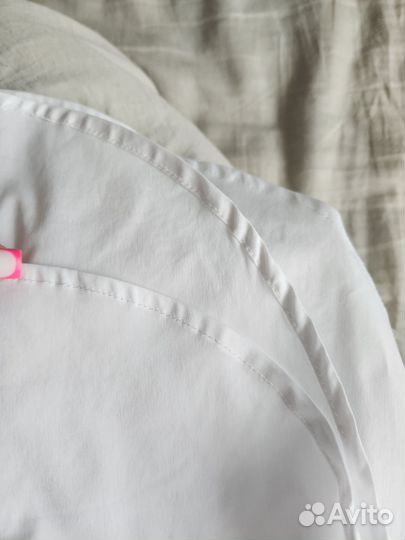 Платье рубашка белое