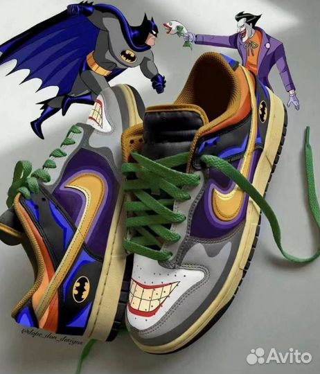 Кроссовки Nike Dunk Batman