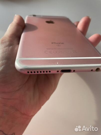 Телефон iPhone 6s plus 128 gb розовый
