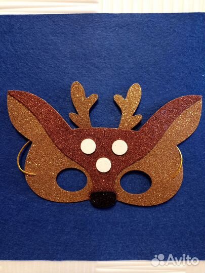 Маски новогодние
