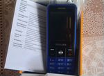 Телефон Philips Xenium E 182 Blue