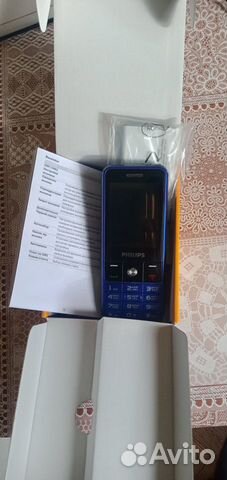 Телефон Philips Xenium E 182 Blue объявление продам