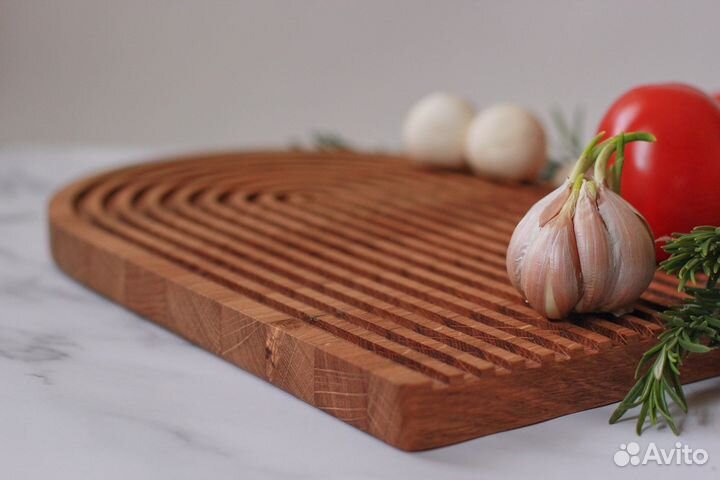 Доска разделочная, деревянная,массив дуба 30х20х2