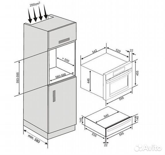 Ящик для подогрева посуды bertazzoni WD60B