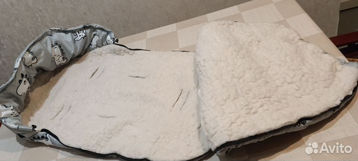 Конверт - кокон для новорожденных демисезонный