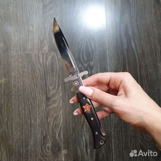 Нож финка нквд чёрный