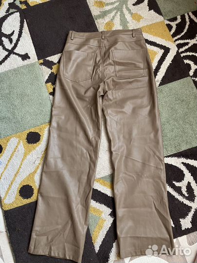 Брюки кожаные