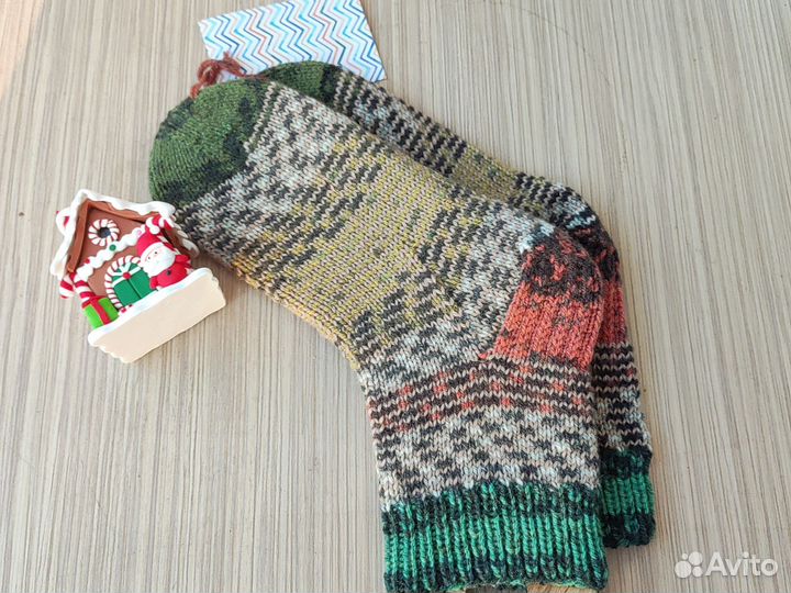 Носки 39-40 теплые шерстяные