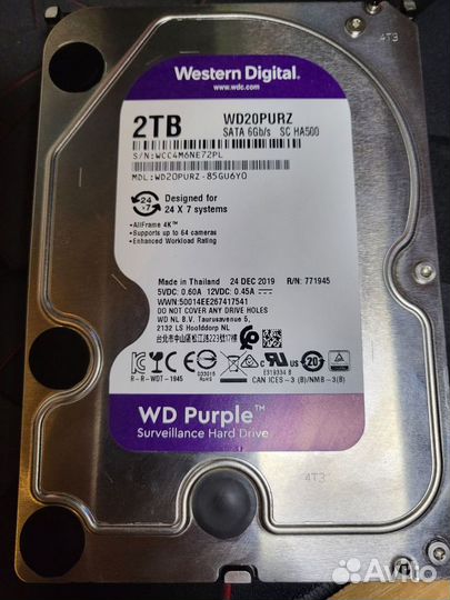 Жесткие диски 2tb, 1tb, 250Gb