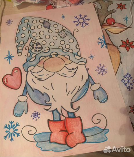 Детские рисунки на заказ для школ и детских садов