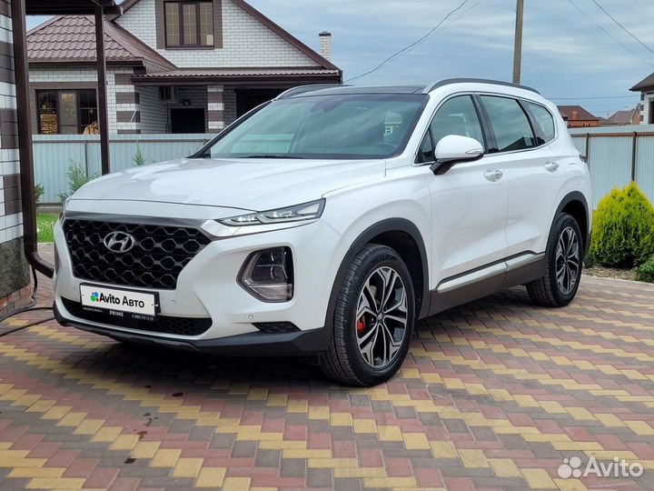 Hyundai Santa Fe 2.0 AT, 2018, 99 000 км