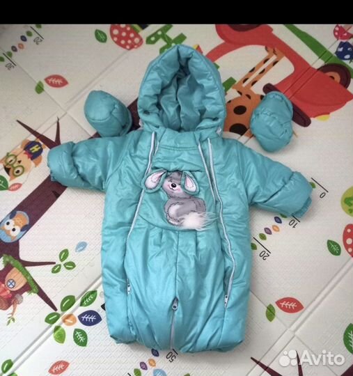 Комбинезон осень-зима для новорожденных