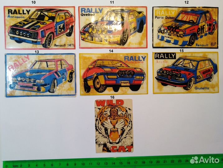 Большие наклейки из 90-х годов и переводки СССР