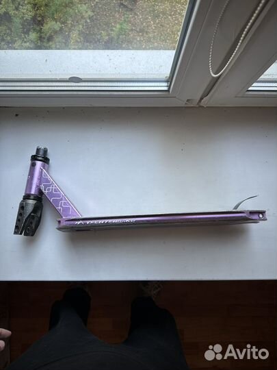 Дека и руль от duker 303 и колеса от tech team