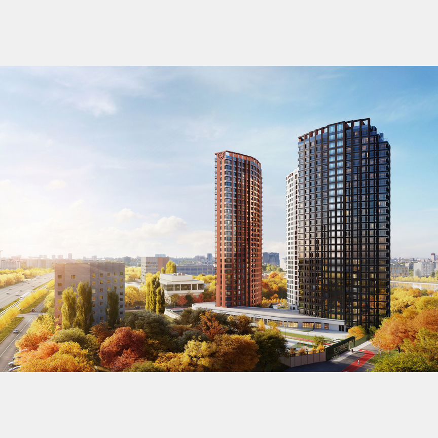 2-к. квартира, 64,2 м², 16/31 эт.