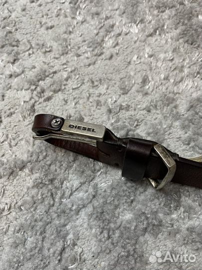 Винтажный ремень Diesel натуральная кожа