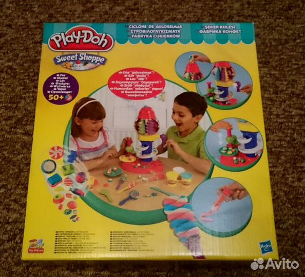 Новые Play DOH 5шт + кг песка