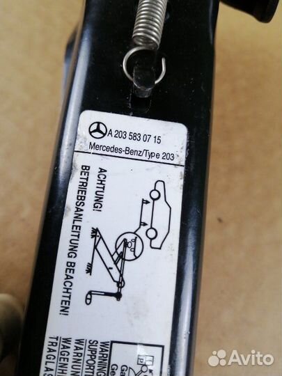 Домкрат Mercedes-Benz C-Class W203 M272 2007