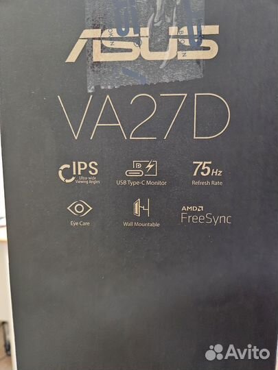 Монитор asus VA27DCP IPS 75 гц